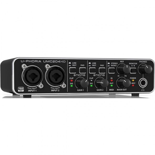 Behringer U-Phoria UMC204HD Audio Interface