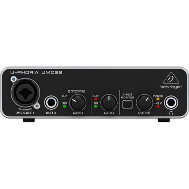 Behringer U-Phoria UMC22Interface