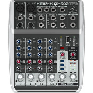 Behringer Xenyx QX602MP3 Mixer with MP3