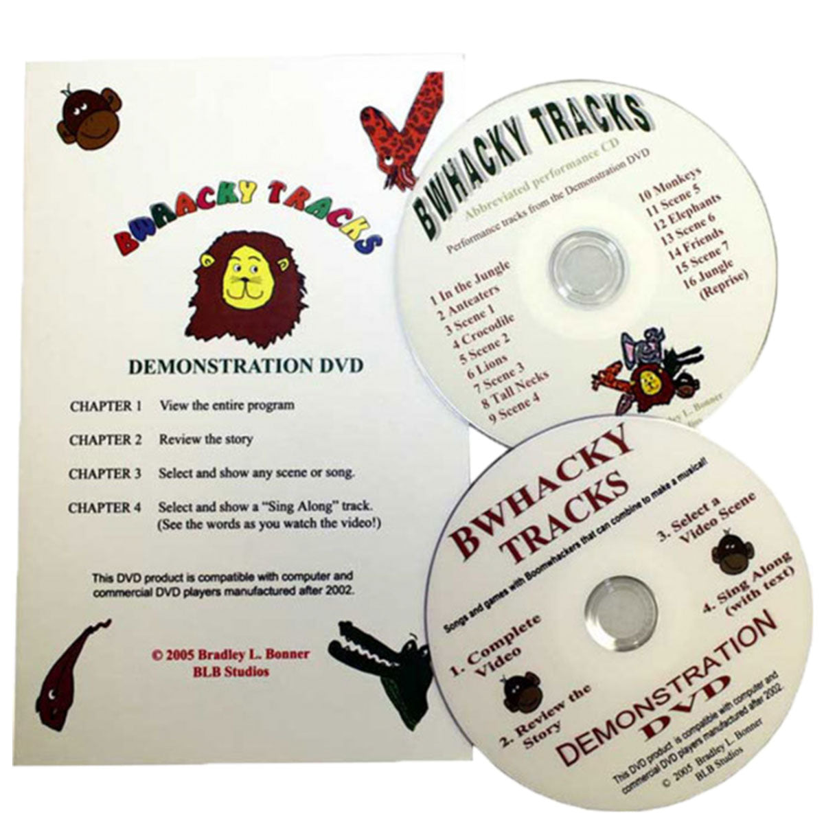 Boomwhackers Bwhacky Tracks Package Book/CD/DVD