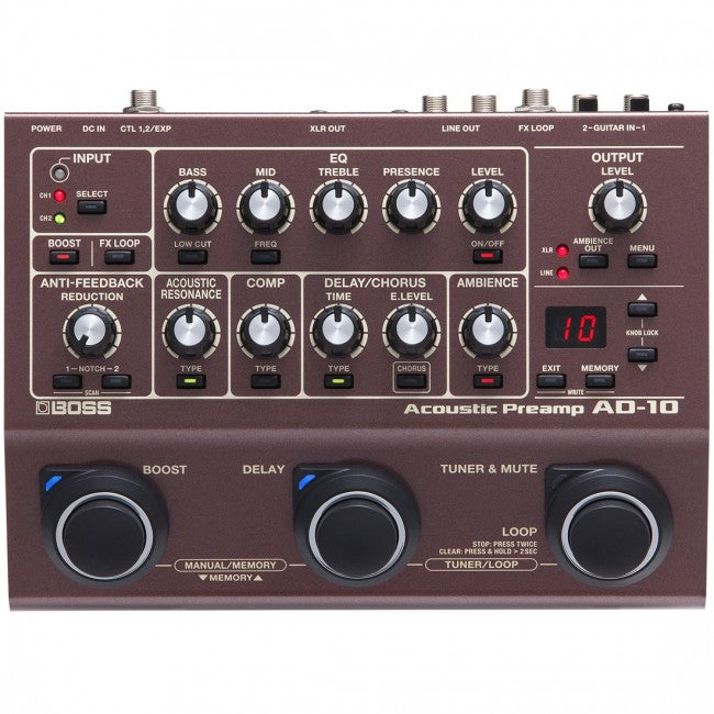 BOSS AD-10 Acoustic Preamp