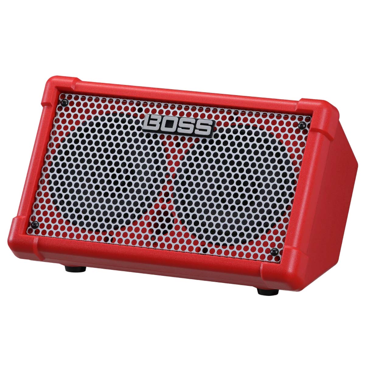 Boss Cube Street II Guitar Amplifier Battery Powered Stereo Amp Red
