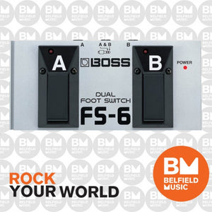 Boss FS6 Dual Foot Switch Pedal