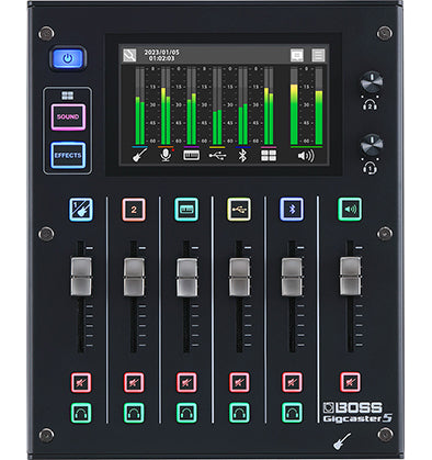 Boss GCS-5 Gigcaster 5 5-Channel Audio Streaming Mixer