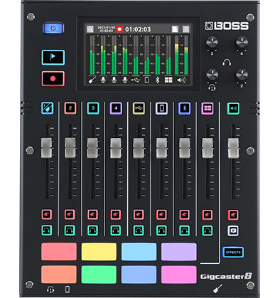 Boss GCS-8 Gigcaster 8 8-Channel Audio Streaming Mixer