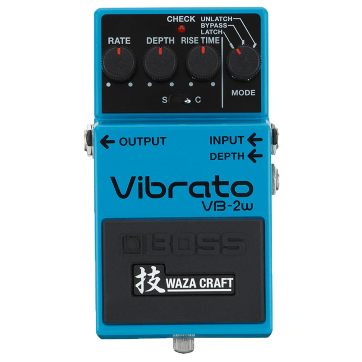 Boss VB-2W WAZA Craft Vibrato Effects Pedal VB2W