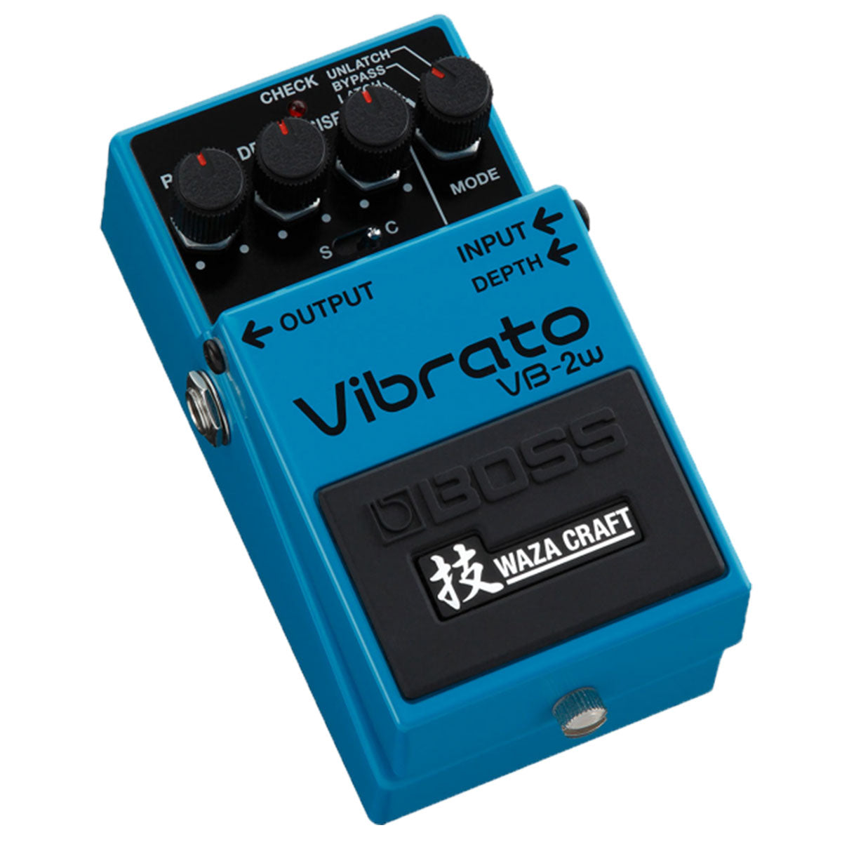 Boss VB-2W WAZA Craft Vibrato Effects Pedal VB2W