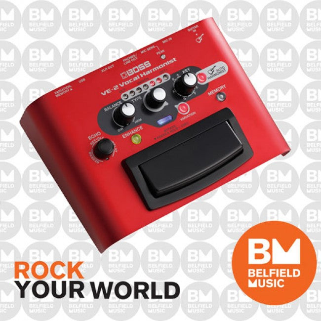 boss ve-2 vocal harmonist pedal Boss VE-2 Vocal Harmonist Effects Pedal VE2 - Buy Online