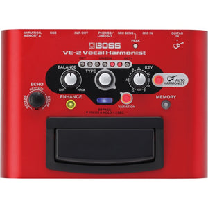 Boss VE2 Vocal Harmonist Effects Pedal 