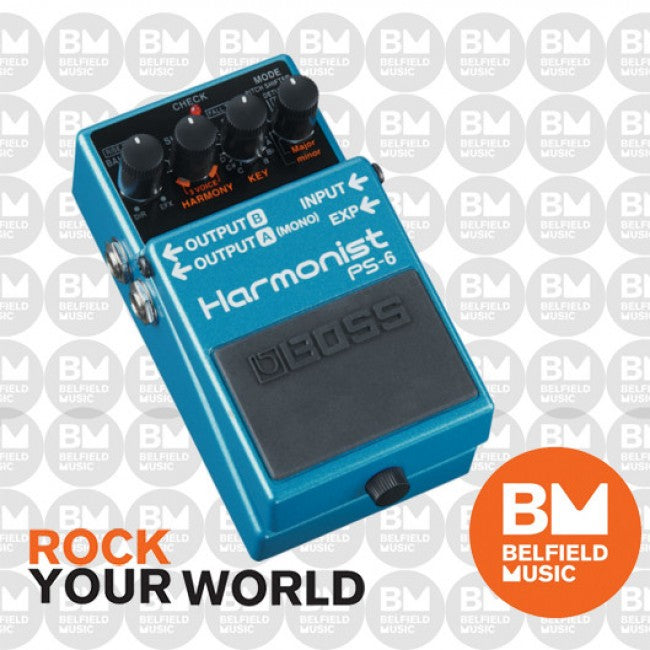 Boss PS-6 Harmonist Effects Pedal PS6 - Buy Online - Belfield Music