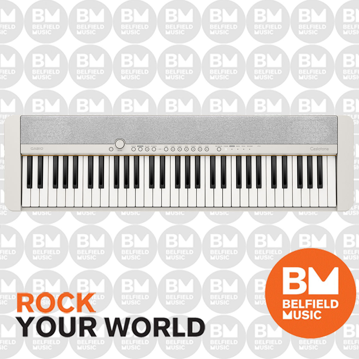 Casio CT-S1 Casiotone Digital Keyboard White 61-Key