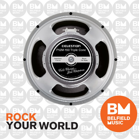 Celestion F12M-150 Triple Cone 150w Live Response Speaker 8ohm
