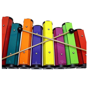 Chroma-Notes 13-Note Tube Resonator Bell Set w/ 13-Mallets & Carrying Case