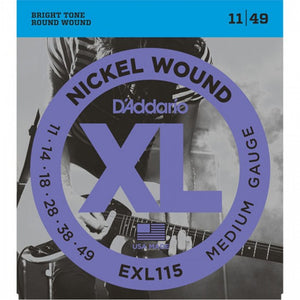 D'Addario EXL115 Electric Guitar Strings