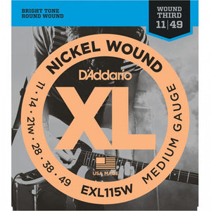 D'Addario EXL115W Electric Guitar Strings