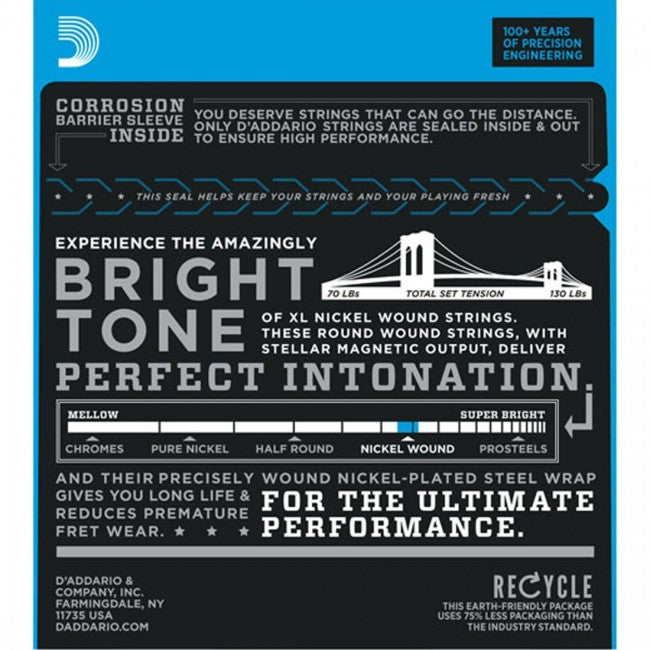 D'Addario EXL117 Guitar Strings