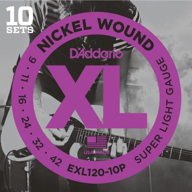 D'Addario EXL120-10P Electric Guitar Strings