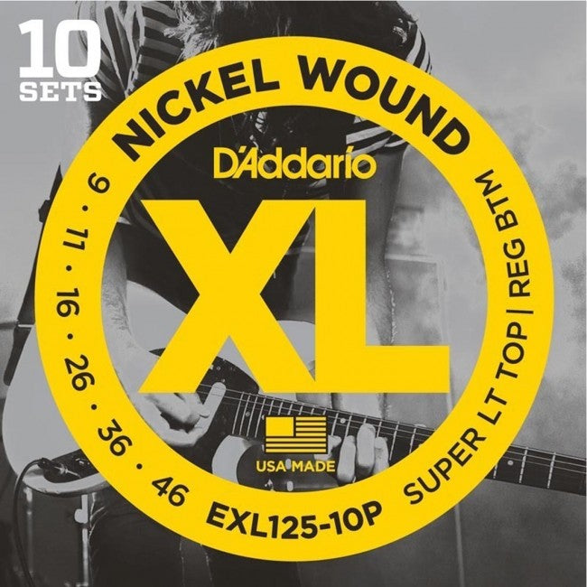 D'Addario EXL125-10P Electric Guitar Strings