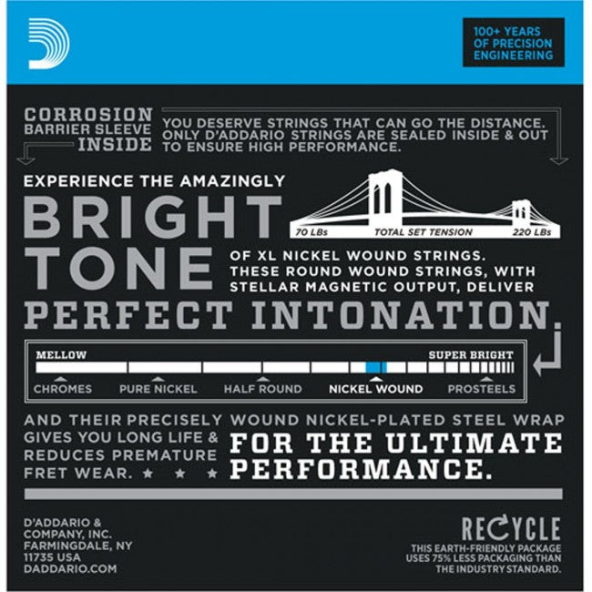 D'Addario EXL140-8 Guitar Strings