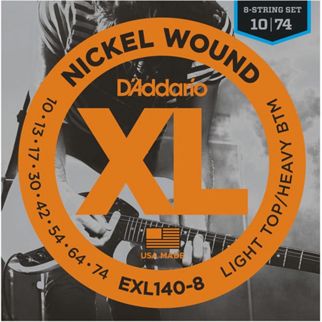D'Addario EXL140-8 Electric Guitar Strings