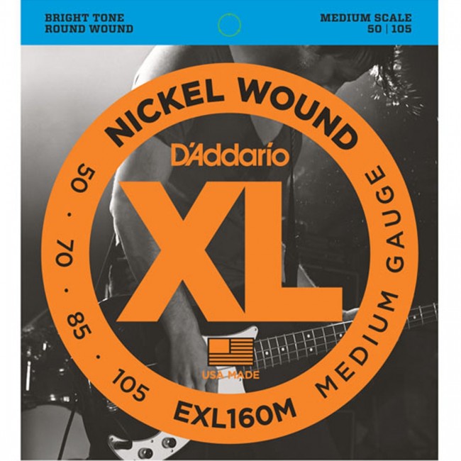 D&#39;Addario EXL160M Bass Guitar Strings