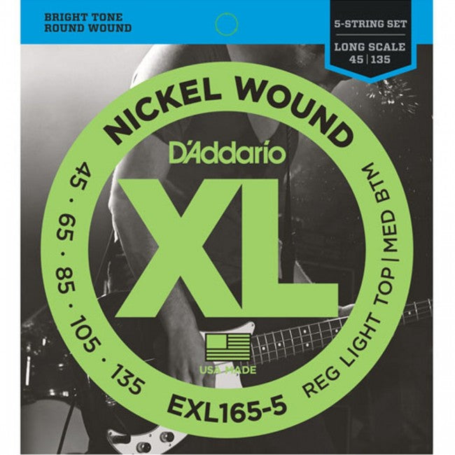 D'Addario EXL165-5 Bass Guitar Strings