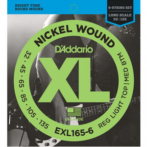 D'Addario EXL165-6 Bass Guitar Strings