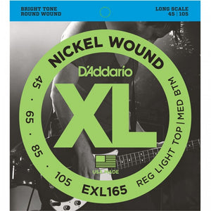 D'Addario EXL165 Bass Guitar Strings