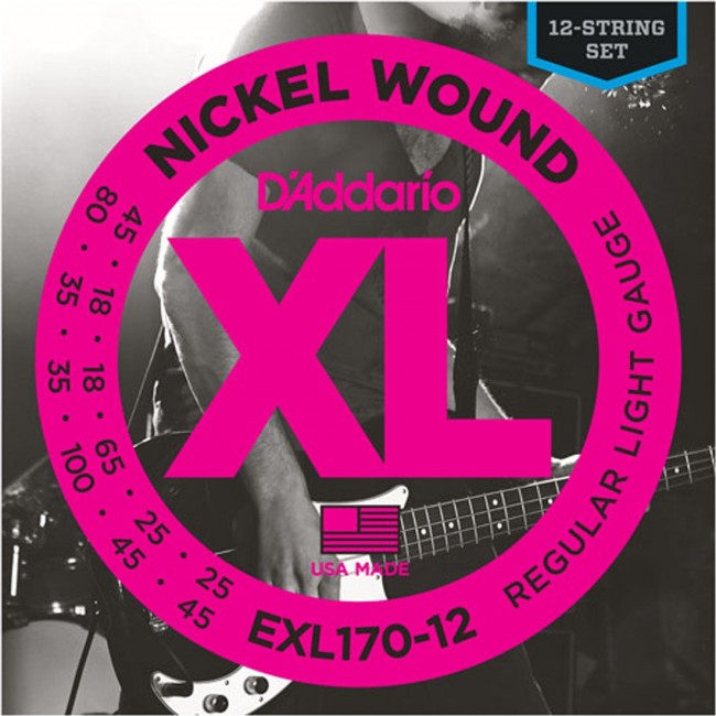 D'Addario EXL170-12 Bass Guitar Strings