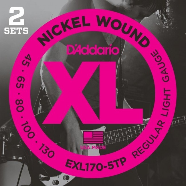 D'Addario EXL170-5TP Bass Guitar Strings