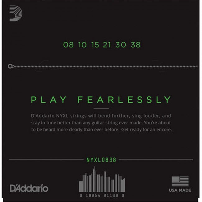 D'Addario NYXL0838 Electric Strings