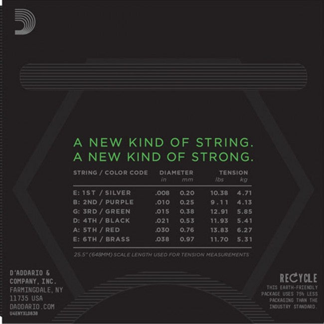 D'Addario NYXL0838 Guitar Strings