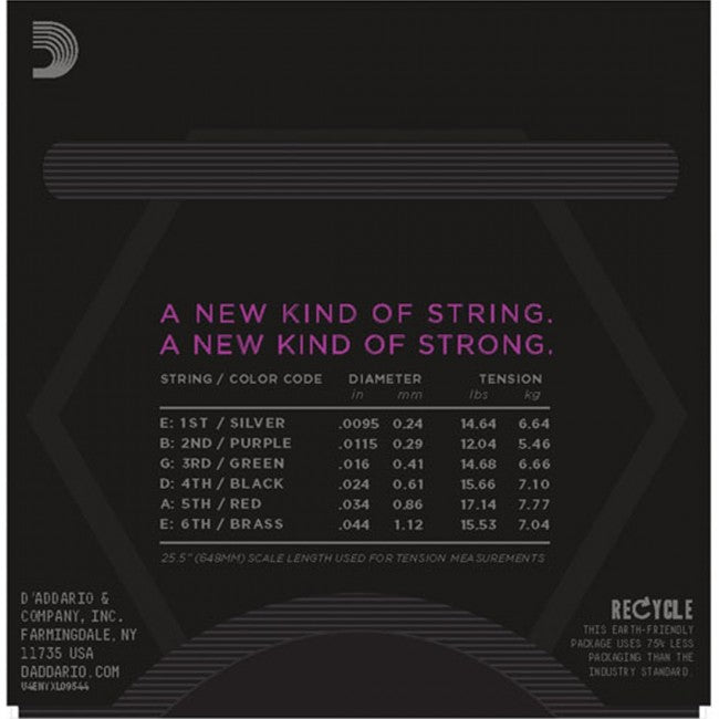 D'Addario NYXL09544 Electric Guitar Strings