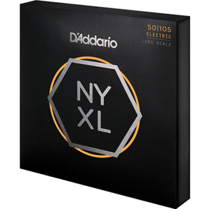 D'Addario NYXL50105 Bass Guitar Strings Nickel Wound Long Scale 50-105 Medium