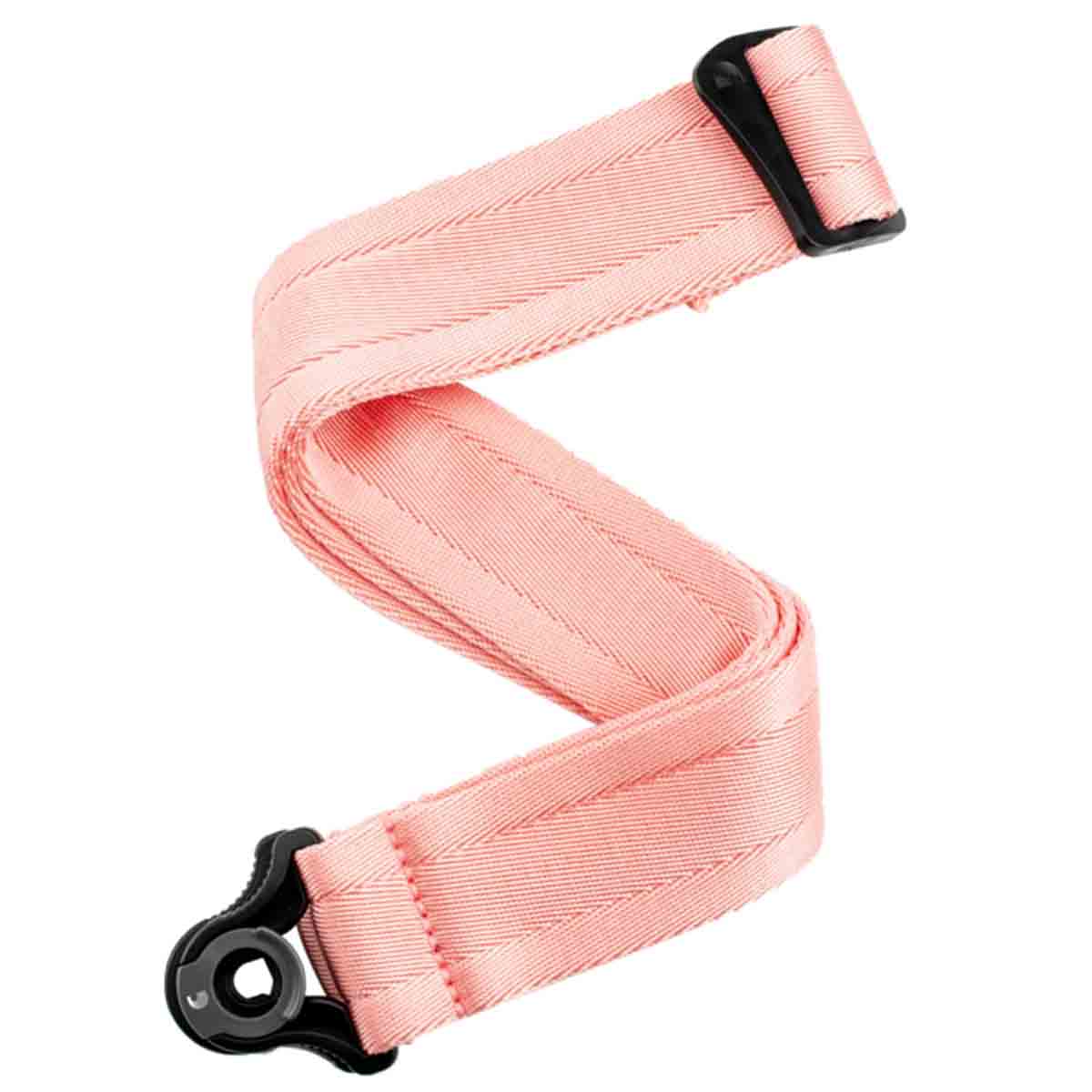 D&#39;Addario Planet Waves 50BAL06 Guitar Strap Auto Lock New Rose