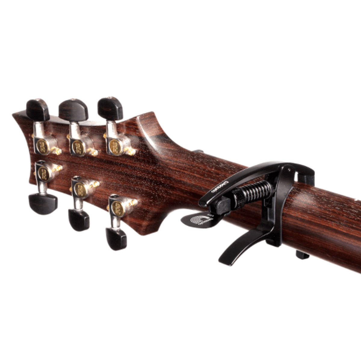 D'Addario Planet Waves PW-CP-09 Guitar Capo Black Tri-Action w/ Adjustable Tension