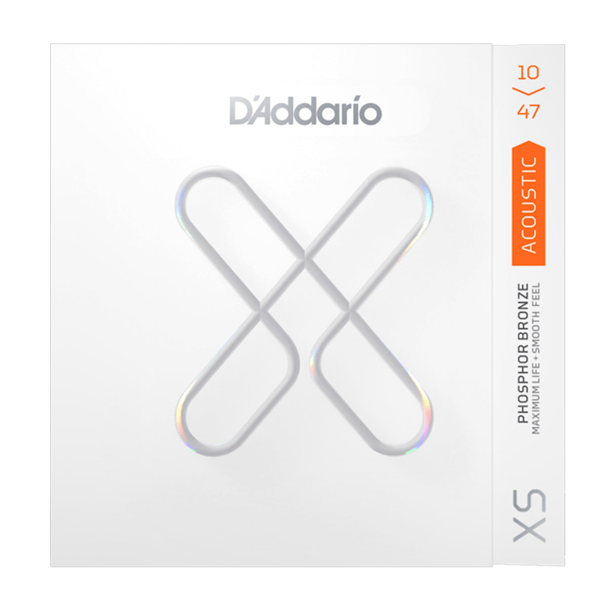 D'Addario XSAPB1047 Acoustic Guitar Strings Coated XS Phosphor Bronze 10-47 Extra Light