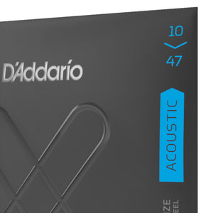 D'Addario XTABR1047-12 Acoustic Guitar Strings 12-Str XT 80/20 Bronze 10-47 Light