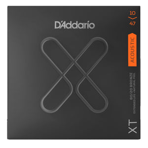 D'Addario XTABR1047 Acoustic Guitar Strings XT 80/20 Bronze 10-47 Extra Light