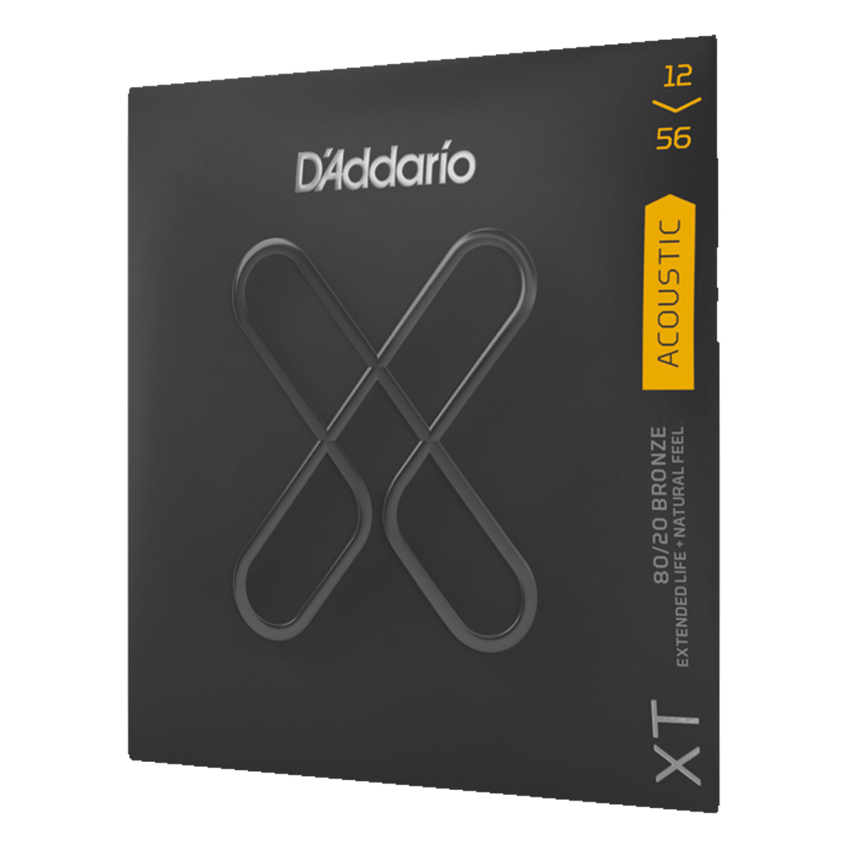 D'Addario XTABR1256 Acoustic Guitar Strings XT 80/20 Bronze 12-56 Light Top/Medium Bottom