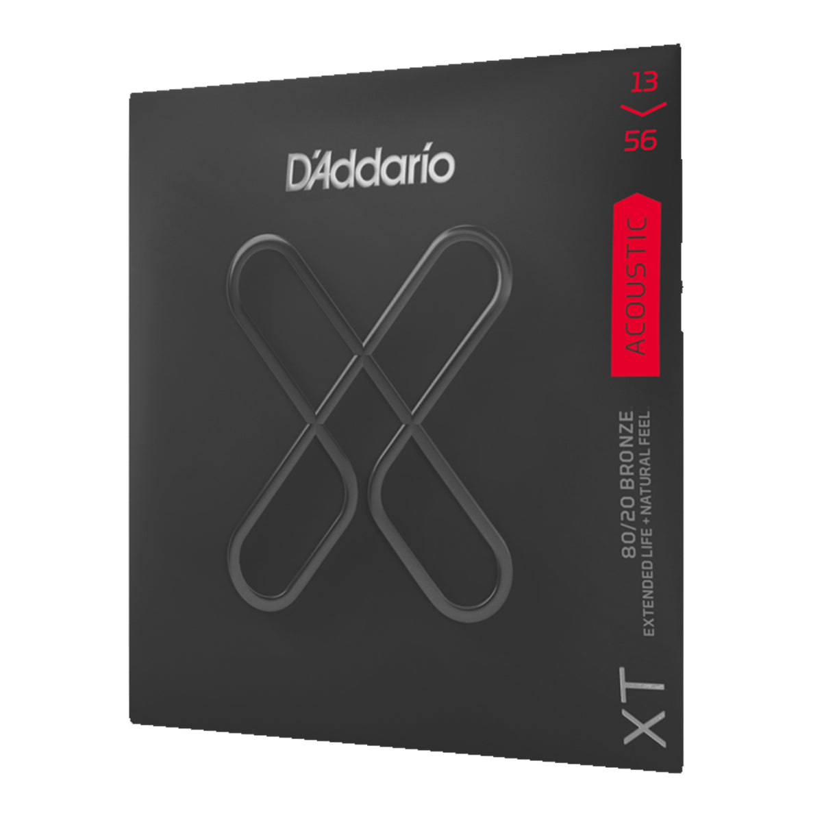 D'Addario XTABR1356 Acoustic Guitar Strings XT 80/20 Bronze 13-56 Medium