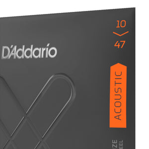 D'Addario XTAPB1047 Acoustic Guitar Strings XT Phosphor Bronze 10-47 Extra Light