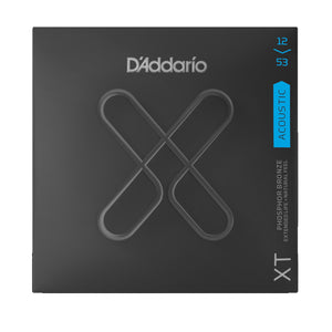 D'Addario XTAPB1253 Acoustic Guitar Strings XT Phosphor Bronze 12-53 Light