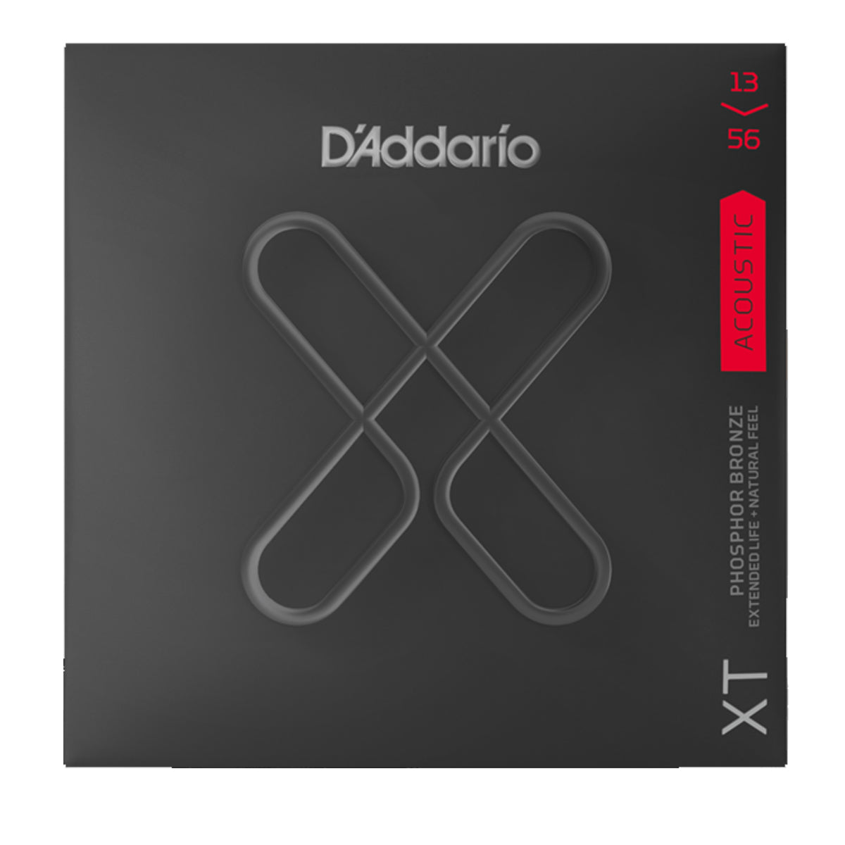 D'Addario XTAPB1356 Acoustic Guitar Strings XT Phosphor Bronze 13-56 Medium