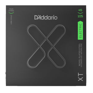 D'Addario XTB45105 Bass Guitar Strings XT 45-105 Long Scale Light Top/Medium Bottom
