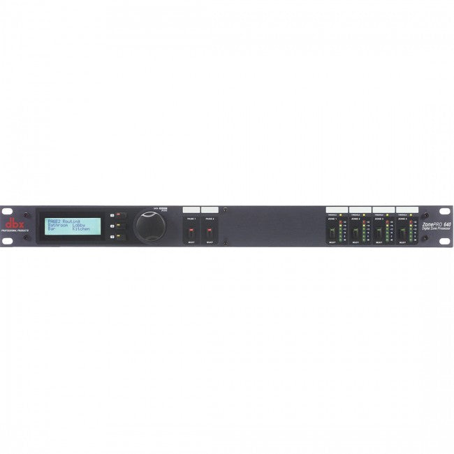 DBX ZonePRO 640 6x4 Digital Zone Processor Buy Online Belfield Music