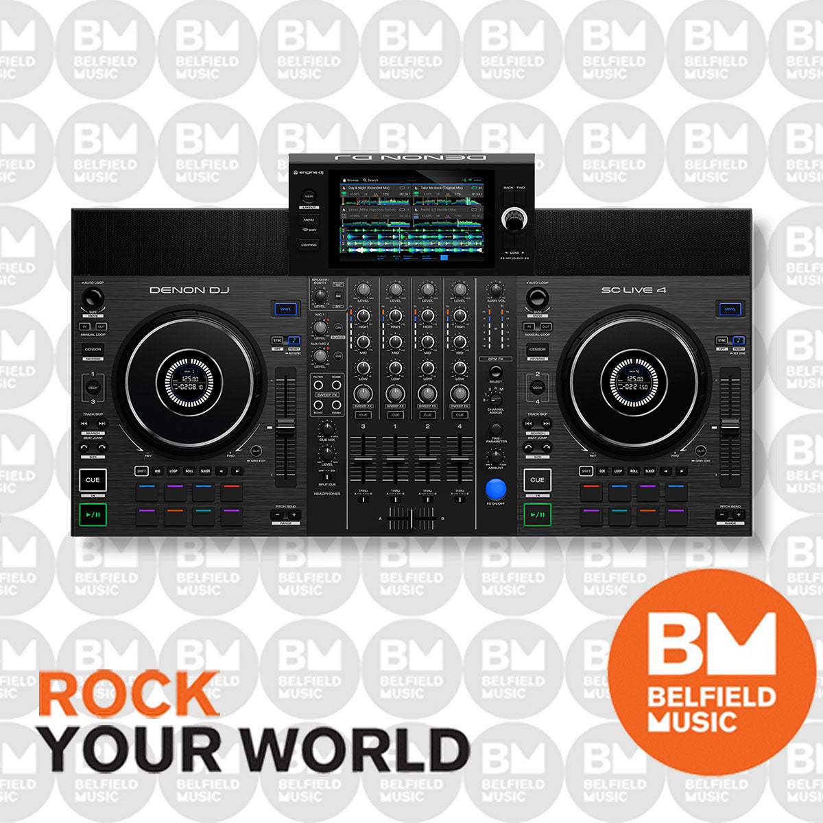 Denon DJ SC LIVE 4 DJ Controller 4-Deck Standalone - Buy Denon DJ SC LIVE 4 DJ Controller 4-Deck Standalone - Buy