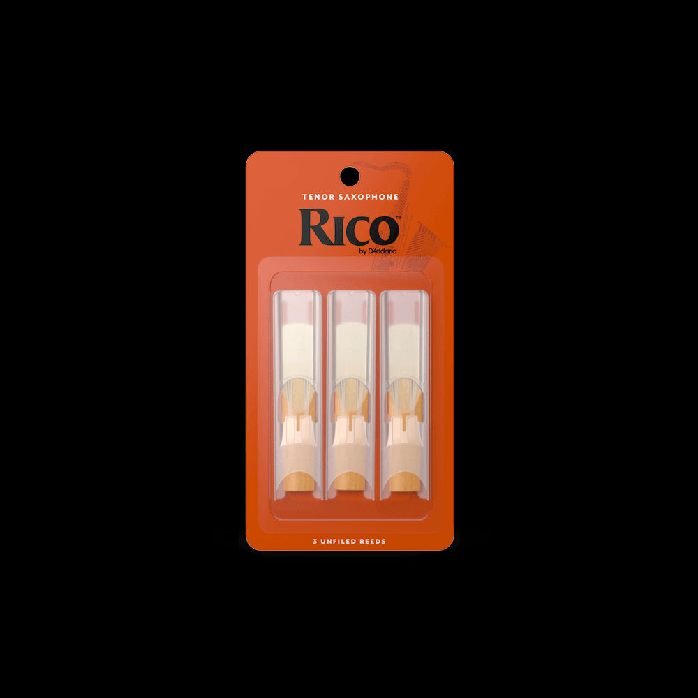 3 Pack of Rico Tenor SAX Reed Size 1, 1/2 Replacement Reeds 1.5 x3