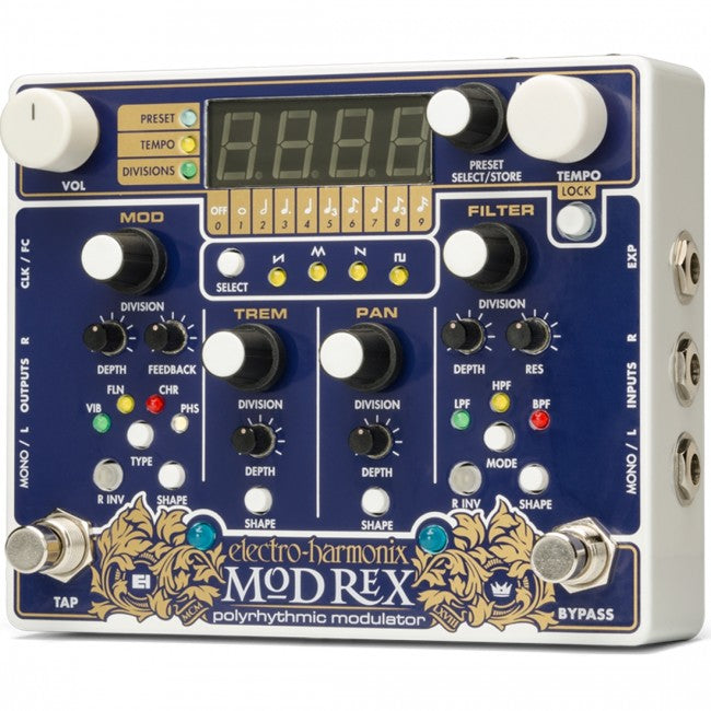 EHX Mod Rex Polyrhythmic Modulator Pedal