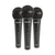 Eikon EDM800KIT Dynamic Microphone 3-Piece Kit Vocal Handheld Mics w/ Case